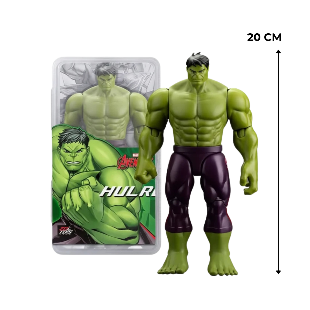 ZD Toys | Hulk | 20 CM | 1:10 Scale | 7 Inch | Action Figure