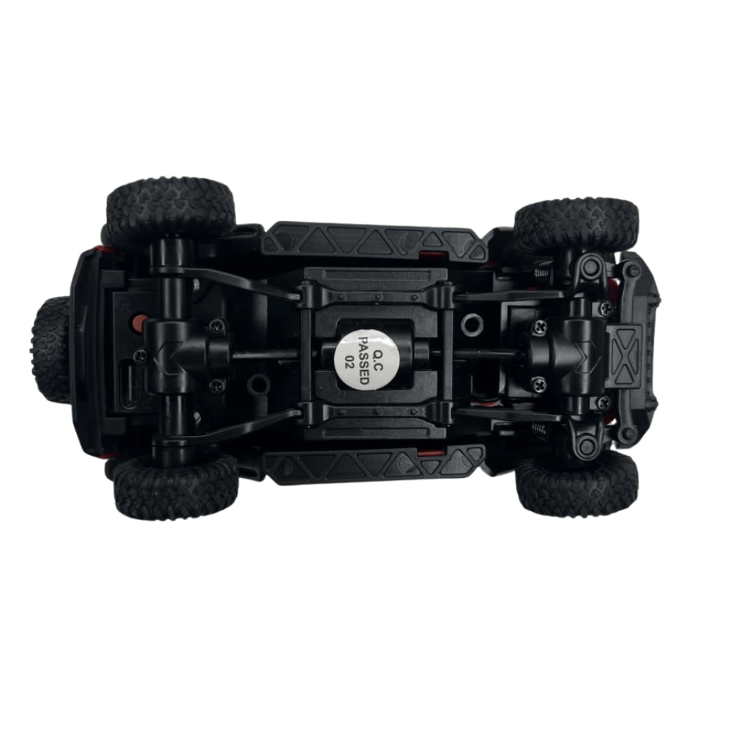 2.4GHz remote controller and replacement body shell displayed with the HB Toys R4307 for hobby shop orders