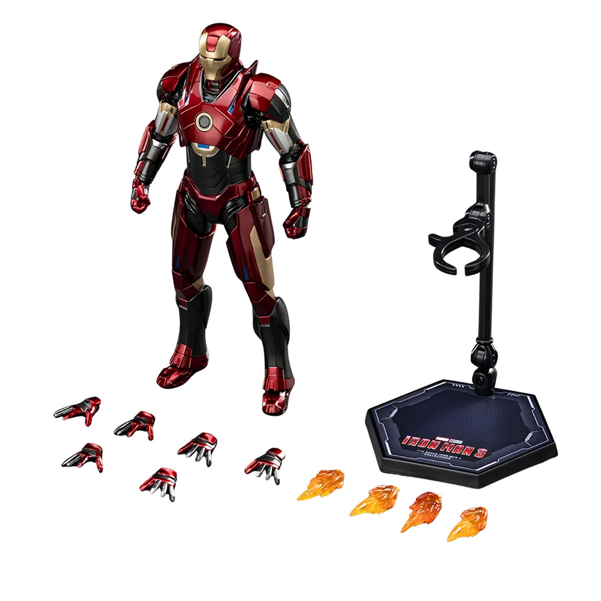 ZD Toys | Iron Man Mark 16 (XVI) | 22.3 cm | Red & Gold | 1:10 Scale