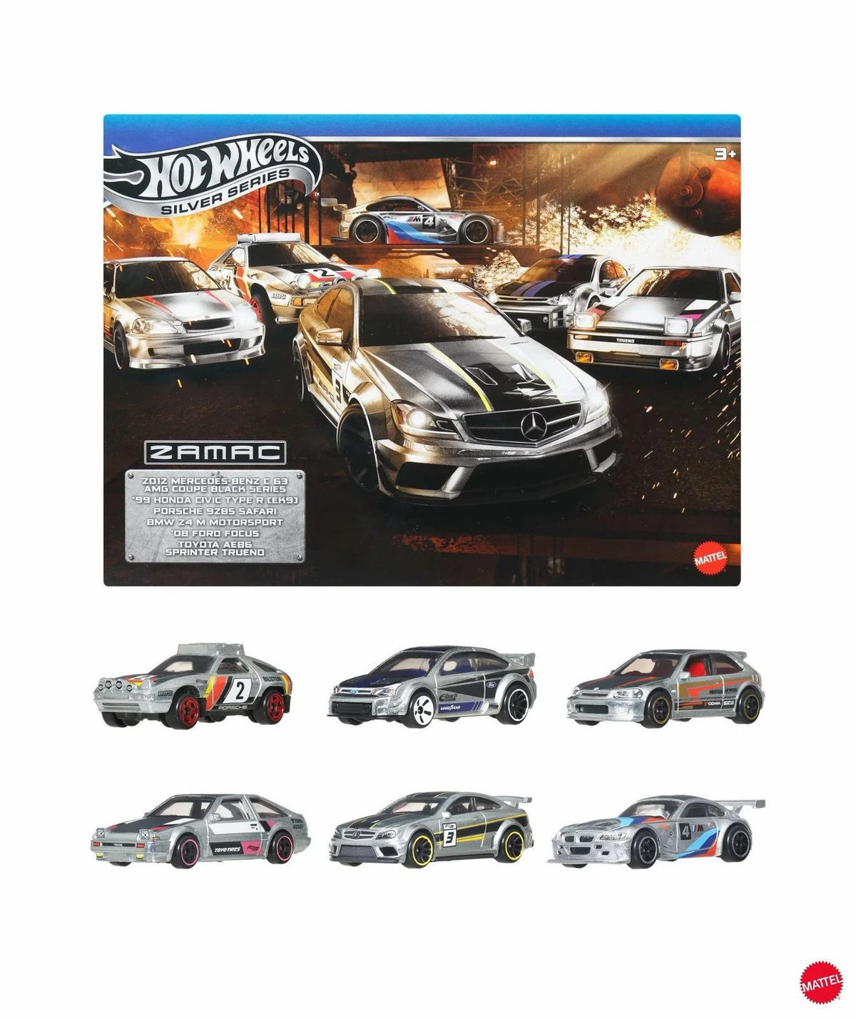 Hot Wheels Silver Series Box ZAMAC