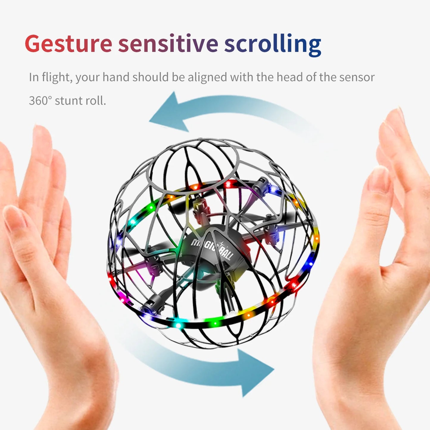 4DRC 4D-V49 Magic Ball Gesture-Controlled Drone