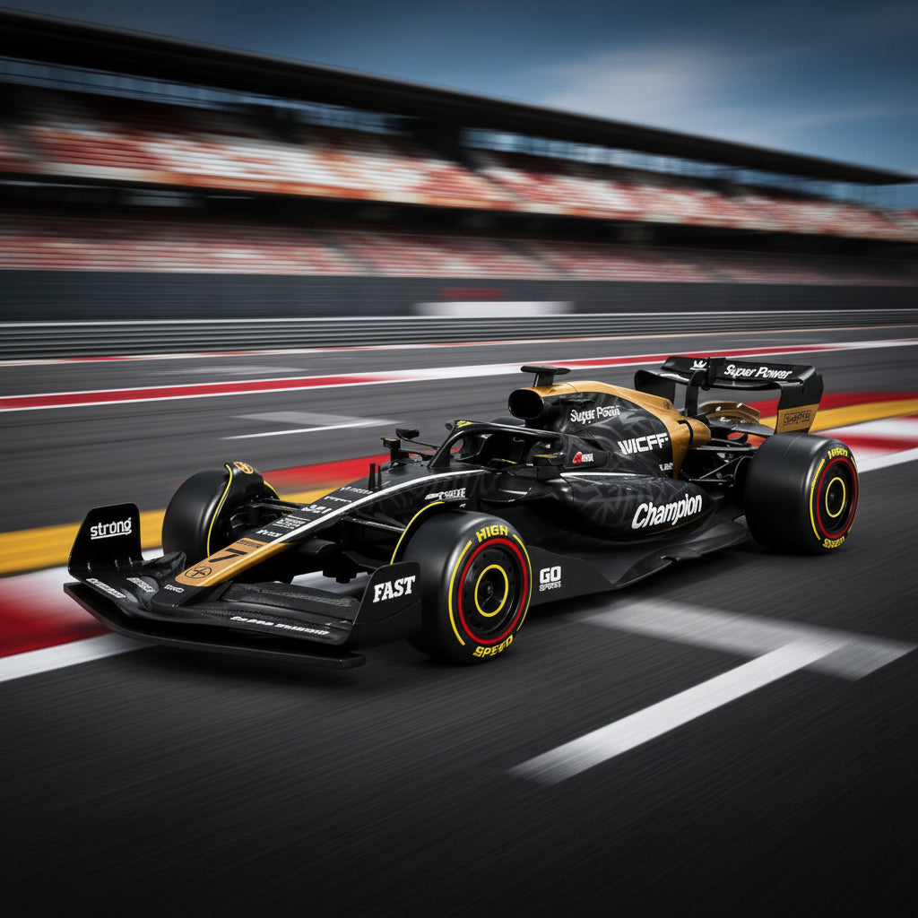 Jimyog 1:10 F1 APXGP RC Racing Car High Speed 15KM/H with Simulation sounds and a 2.4GHz Controller