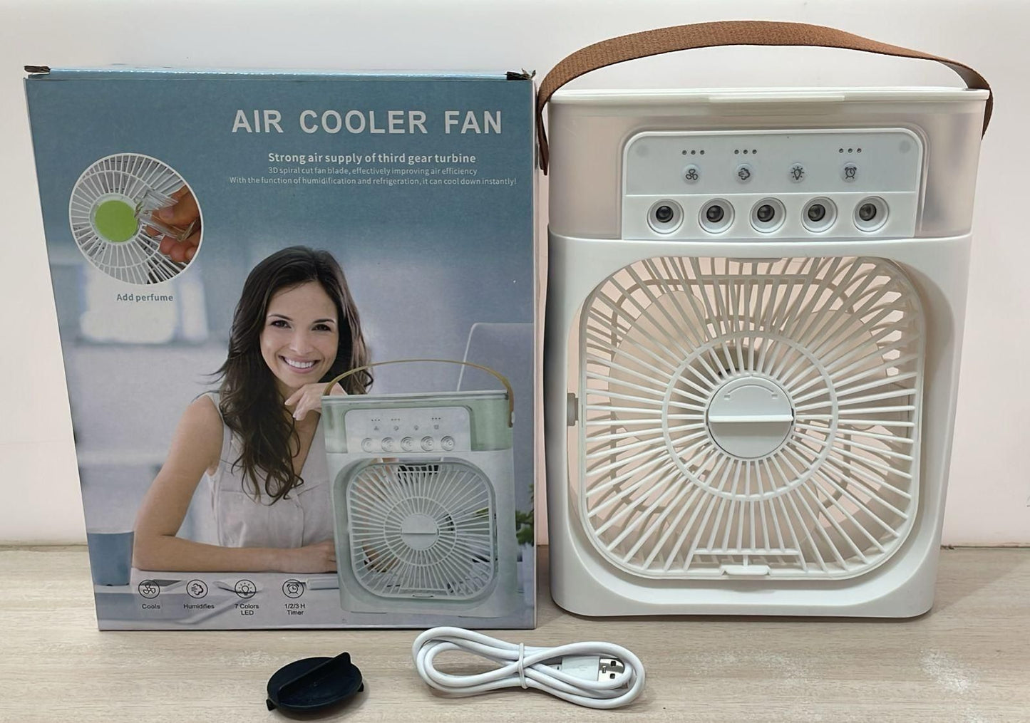 3-in-1 Mini Multifunctional Rechargeable Fan