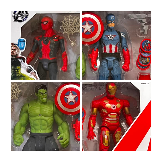 Avengers Age of Ultron inspired 4PCS 25cm action figure set
