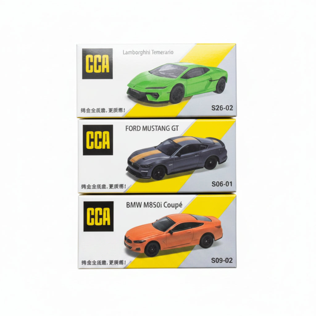 CCA | 3-Piece Set | 1:64 | Set No. 006 | Diecast Cars | Premium Collectible Models