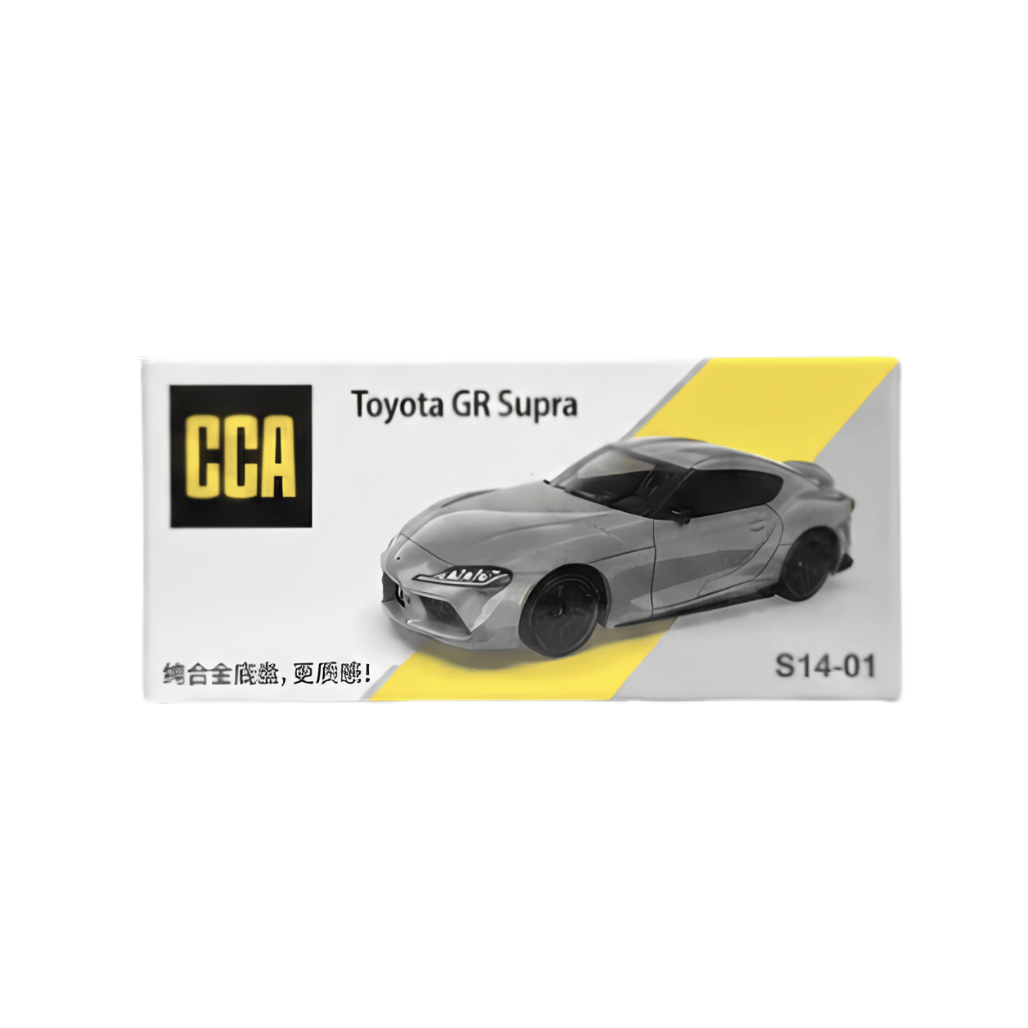 CCA S14-01 Toyota GR Supra Grey 1:64 Scale Diecast Model Car