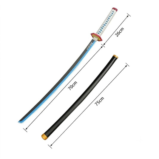 Giyu Tomioka Nichirin katana replica sword inspired by Demon Slayer