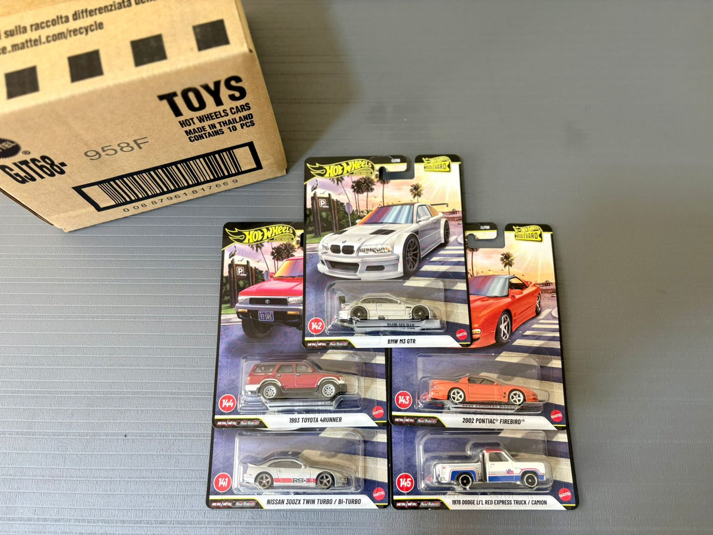HOT WHEELS PREMIUM BOULEVARD MIX 1 2026 COMPLETE 5Pcs Set