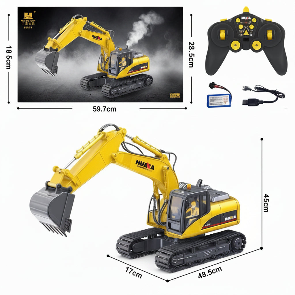 HUINA 550HD 1:14 Scale RC Construction Truck Heavy Duty Engineering Vehicle