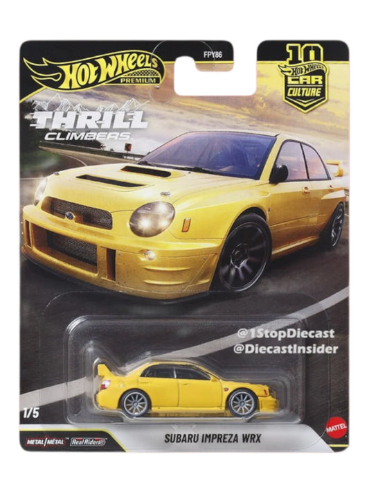 Hot Wheels FPY86-Q Car Culture Thrill Climbers Mainline (Set of 5)
