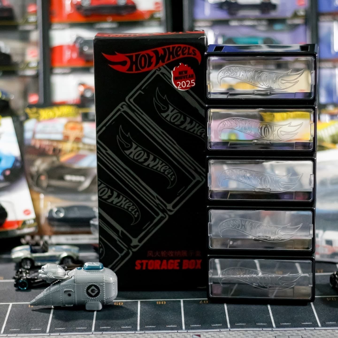 Hot Wheels OG 5 Pcs Storage Box