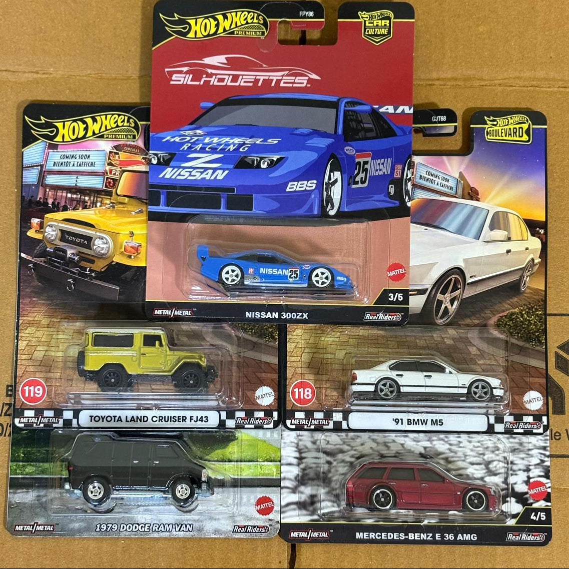 Hot Wheels Premium Diecast Cars (Mix)