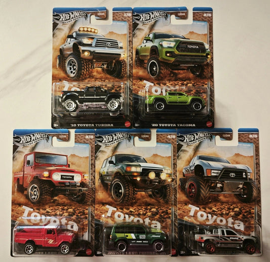 Hot Wheels Silver Series Toyota Off-Road Series 5 pcs Set (Net Price-360/Pc)