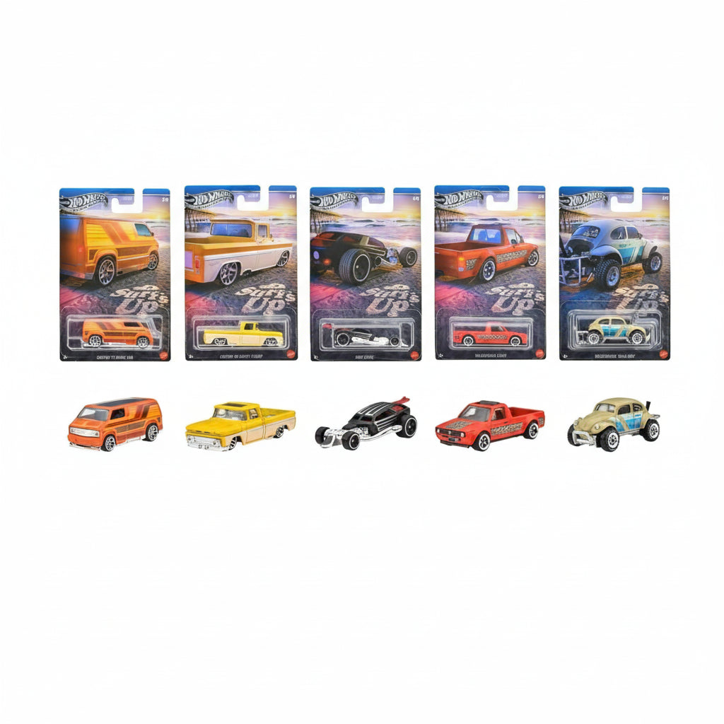 Hot Wheels Silver Series Surfs Up Complete Set of 5 (Net Price-255/Pc)