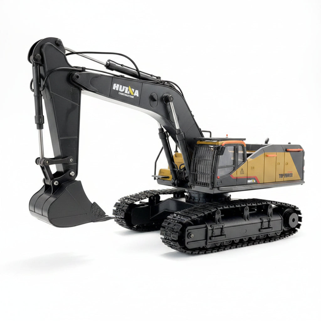Huina construction excavator with LED lights