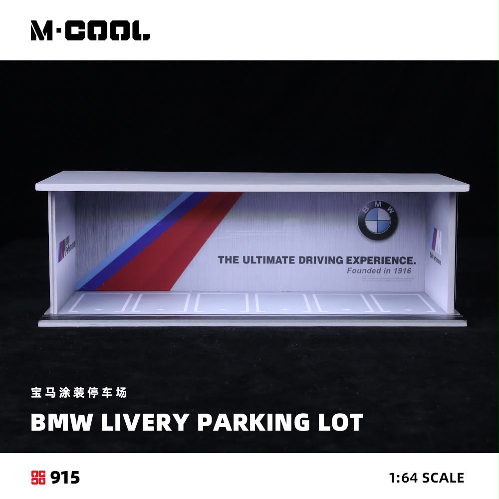 M-COOL BMW Livery Parking Lot 1:64 scale diorama display base