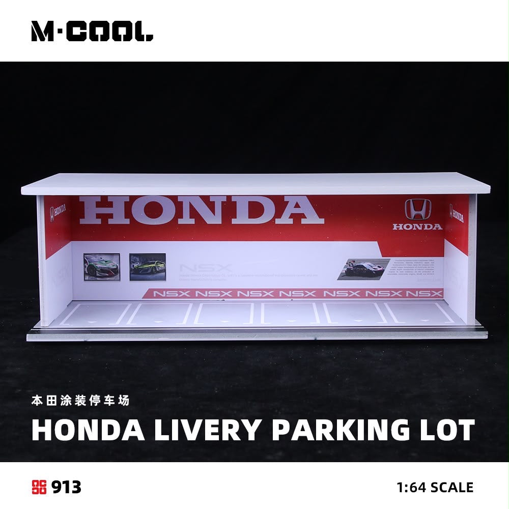 M-COOL Honda Livery Parking Lot 1:64 scale diorama display base