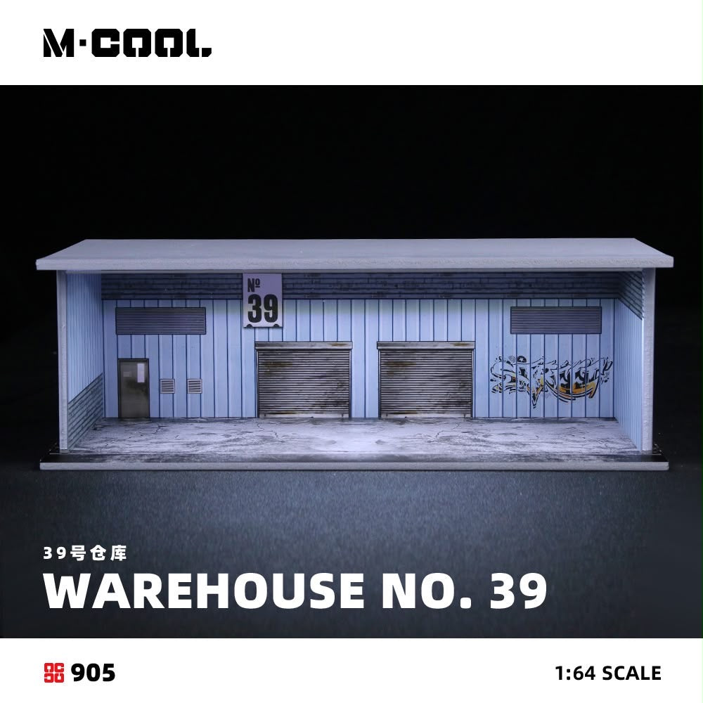 M-COOL Warehouse No. 39 1:64 scale diorama display model