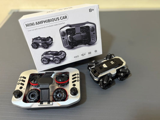 Mini Amphibious Water and Land 360 Degree Drift RC Car