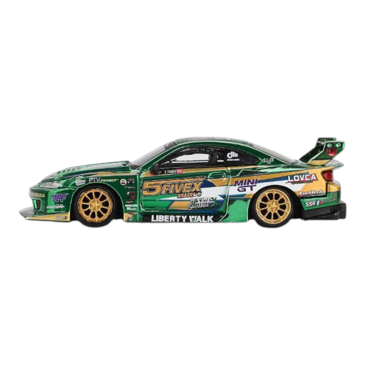 Mini GT Nissan Silvia (S15) LB-Super Silhouette LBWK 2024 Fausto Racing Edition