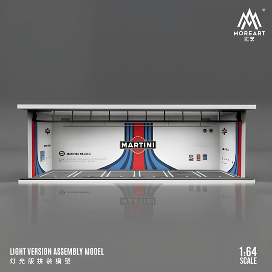 Overhead view of the Martini racing stripes and parking bays available for bulk orders across India