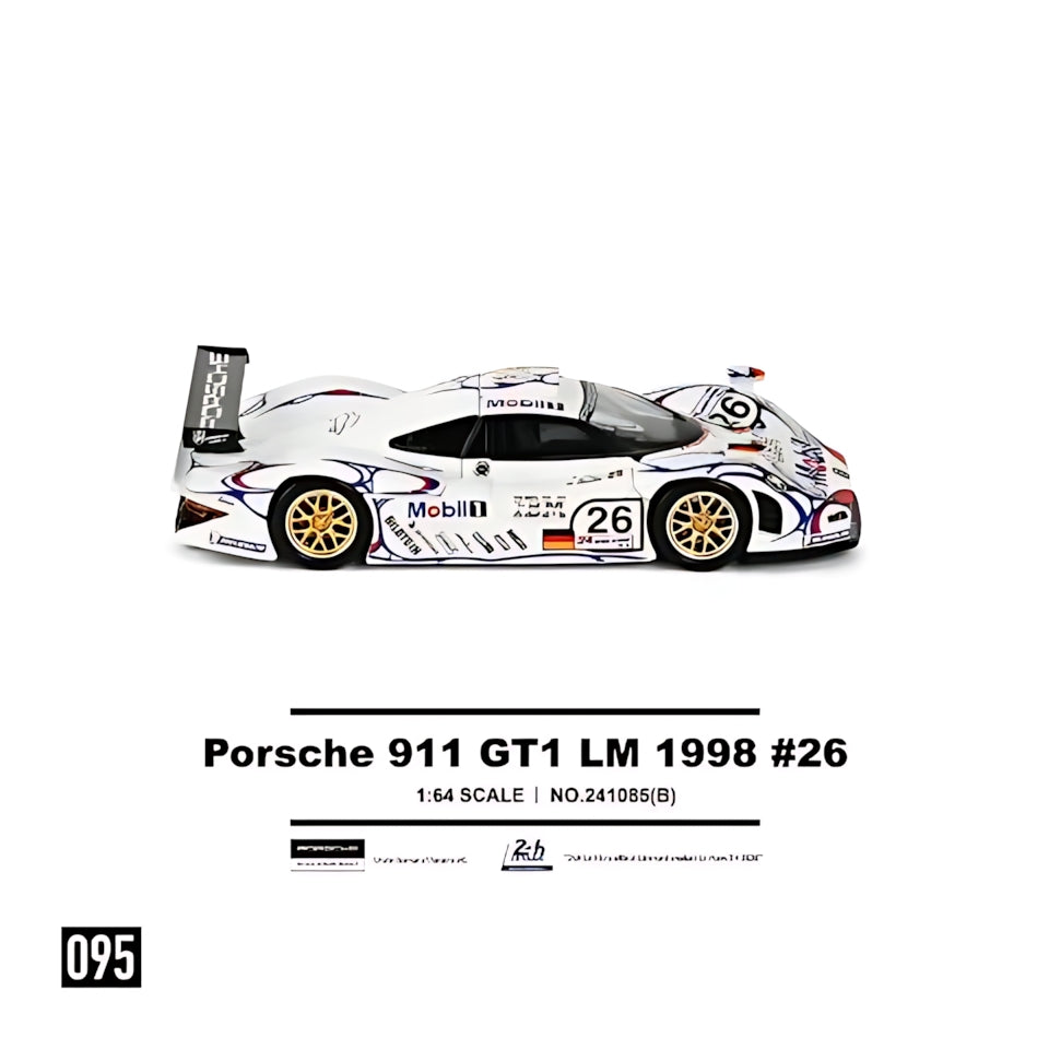 Trends Hobby Porsche 911 GT1 LM 1998 1:64 Diecast Collectible