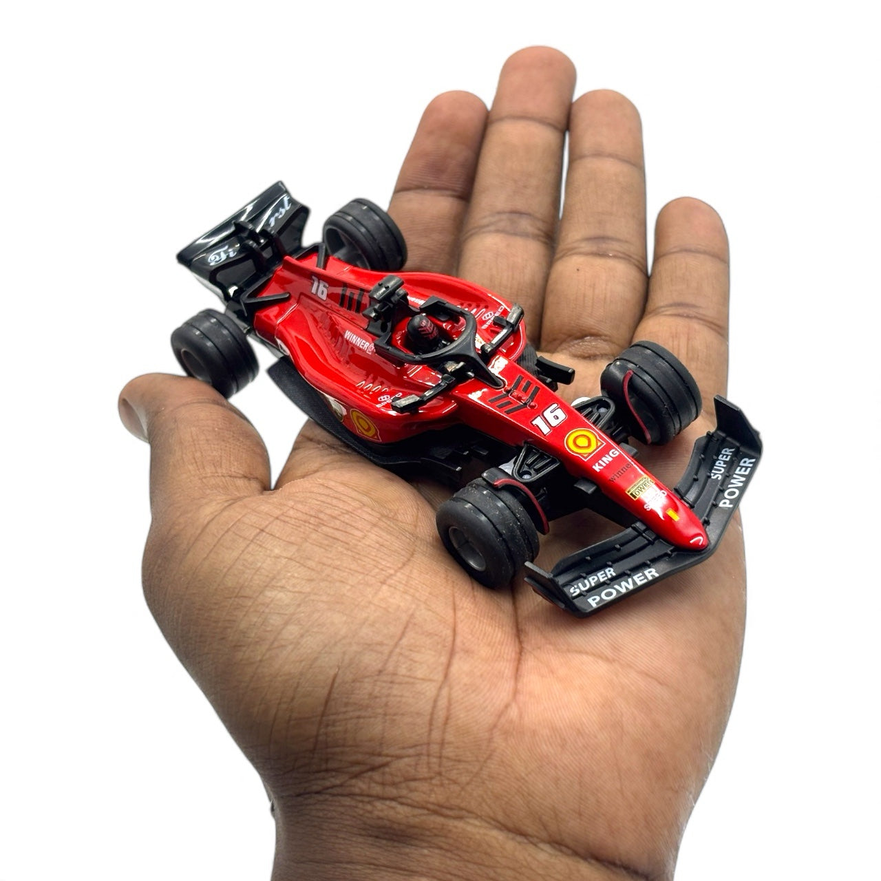 Trasped Micro F1 RC Race Car Red in Hand