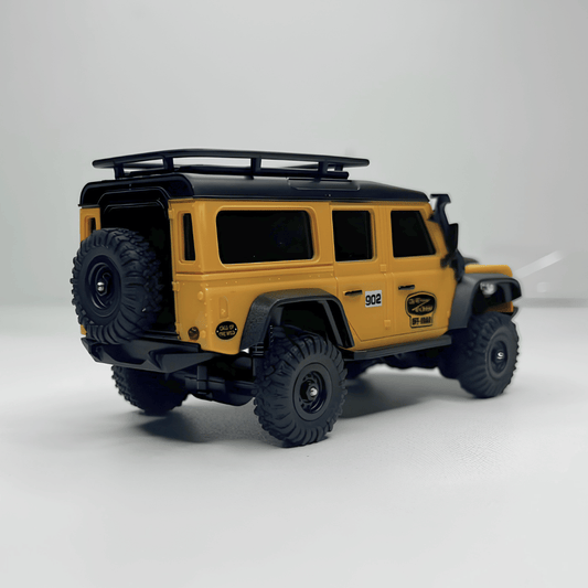 Underside chassis view of the 1:43 scale HB Toys R4304 RC crawler vehicle for commercial distributor pricing