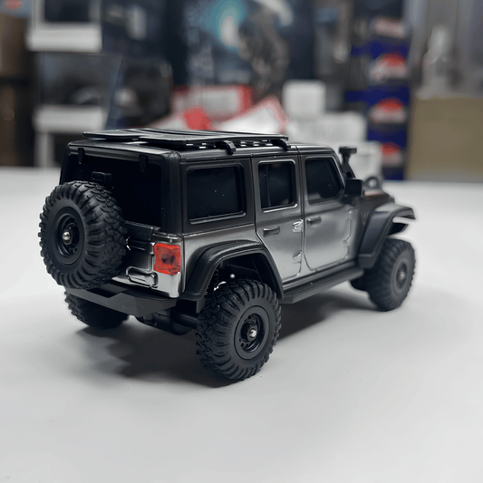Underside chassis view of the full-time 4WD drive system on the HB Toys R4308 crawler for distributor pricing