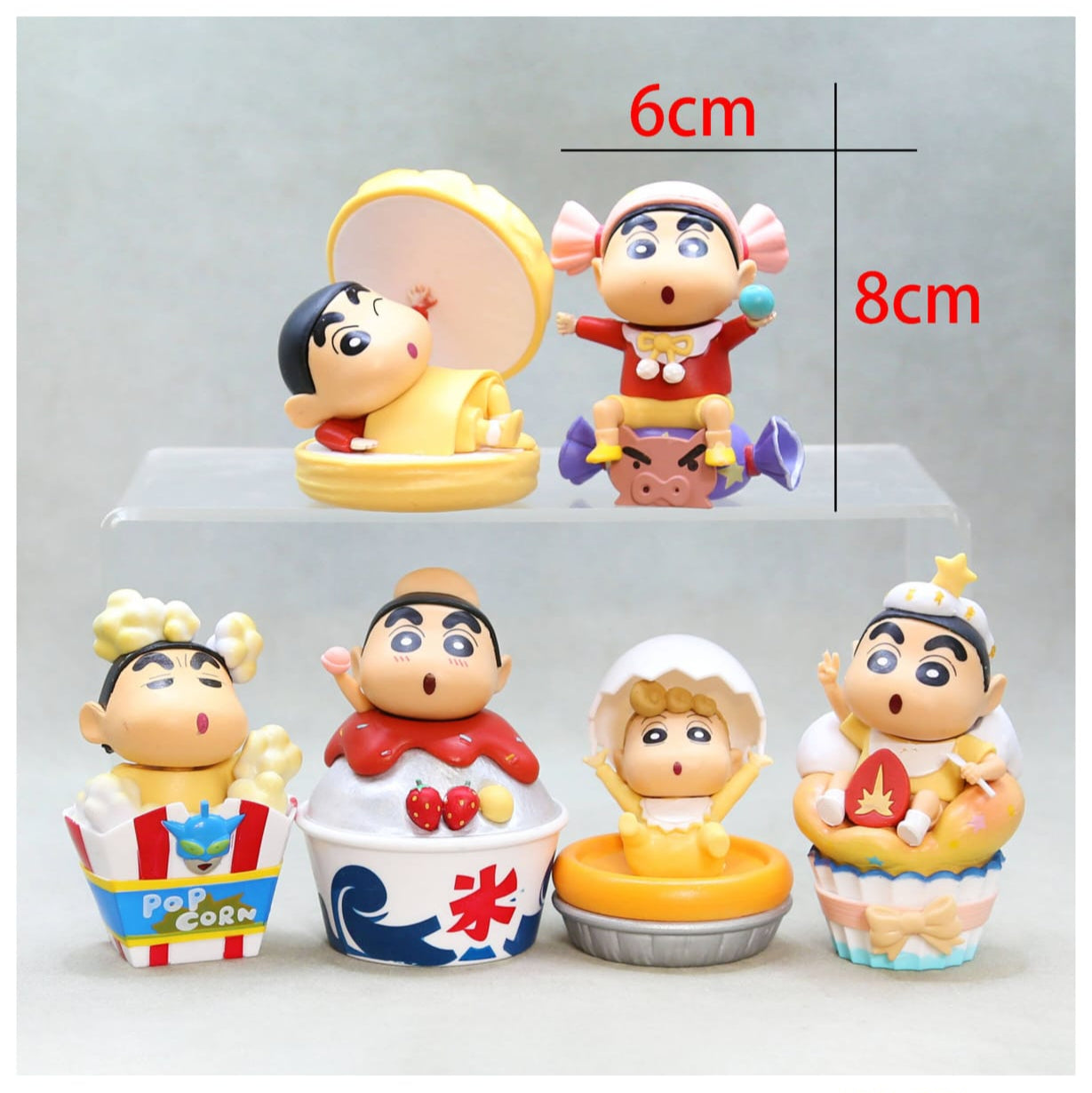 Shinchan Popcorn Set Of 6 - (Pre Order) #004