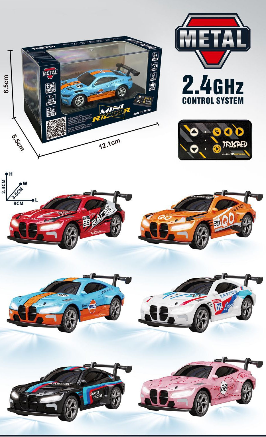 bmw trasped 1:64 rc car