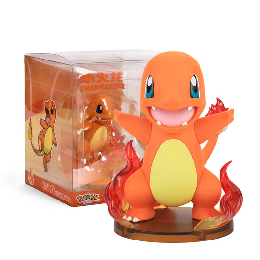 Front view of the 10cm Funism PF2086 Charmander Prime Figure displayed upright