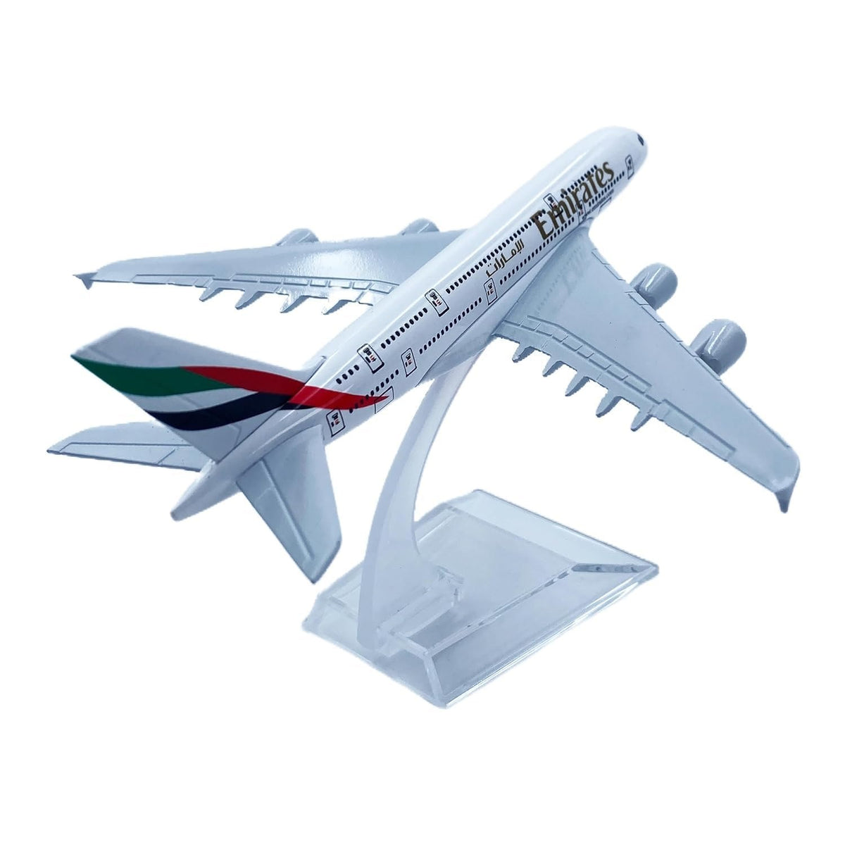 Emirates | Airbus A380-800 | A6-EEJ | 16 CM | Diecast Metal Airplane Model | Display Stand