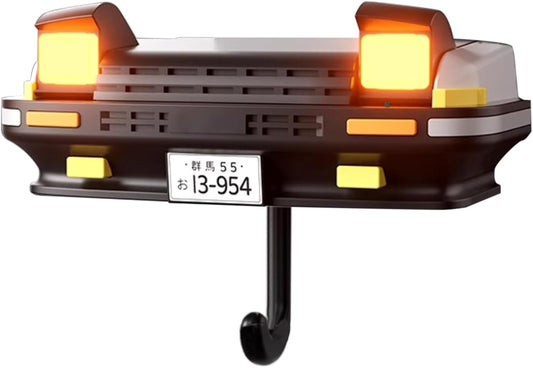 DeLorean Retro Car with Head Light - Keyholder