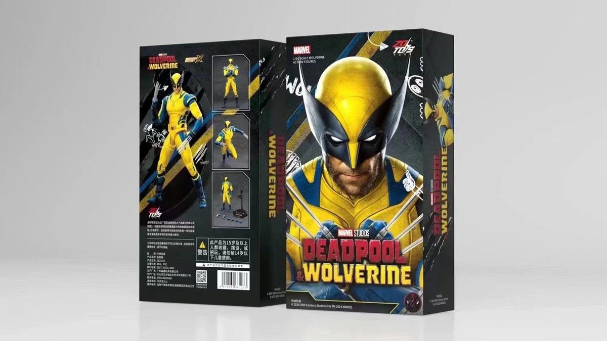 ZD Toys Marvel Studios Deadpool & Wolverine : 1:10 Scale Wolverine Action (Size-7 Inch)