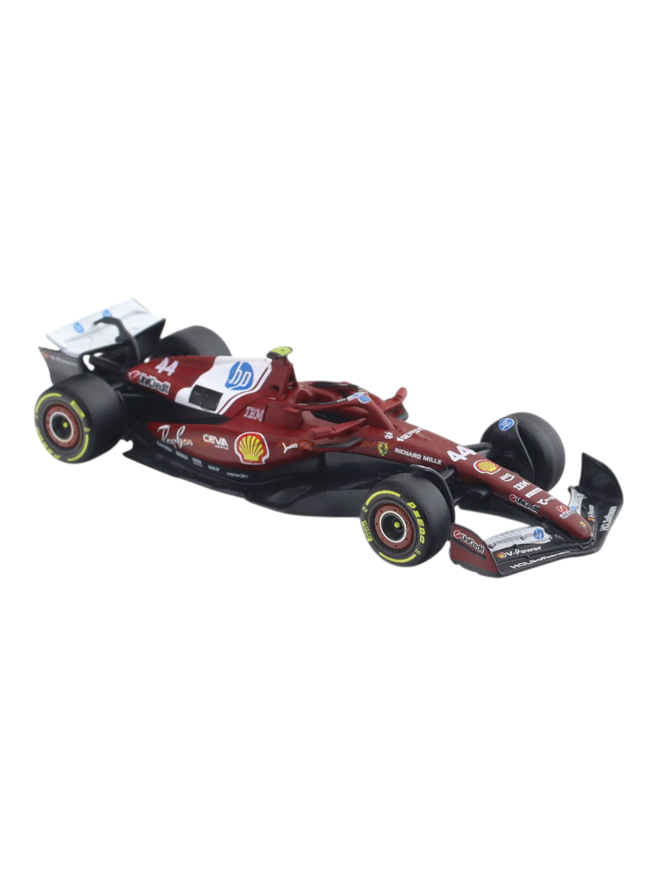Burago Ferrari SF-24 #44 Lewis Hamilton F1 Diecast Model 2024