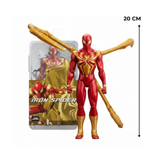 ZD Toys | Iron Spider | 20 CM | 1:10 Scale | 7 Inch | Action Figure