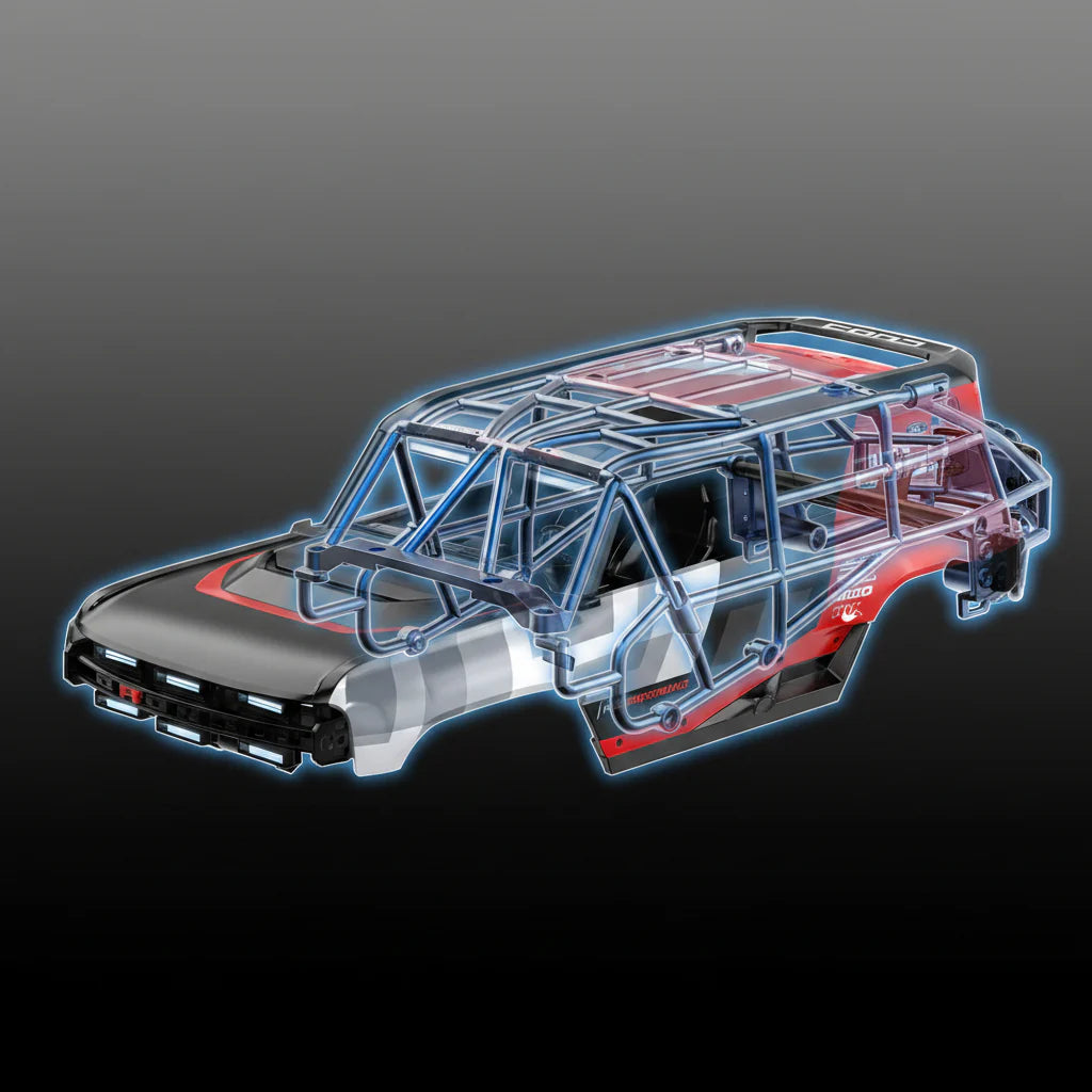 1:18 scale Ford Bronco RC crawler truck for all-terrain driving