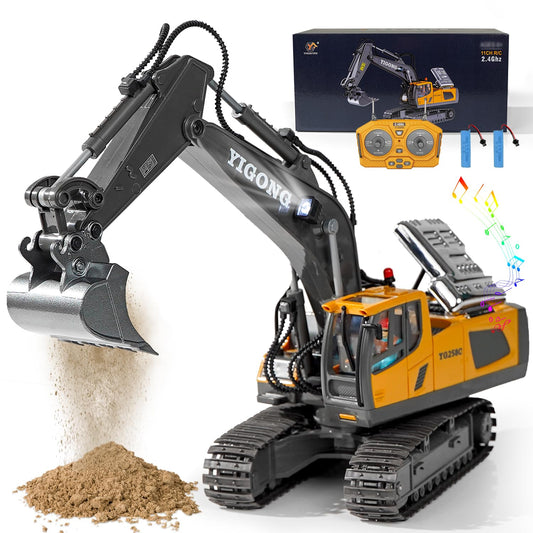 1:24 11-Channel  Remote Control (R/C) Excavator