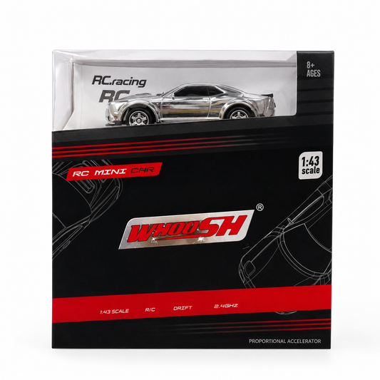1:43 scale RC drift car with 2.4GHz remote