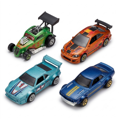 Hot Wheels | The Hot Ones Assortment (4-Piece Set) | 1:64 Scale