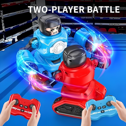 2 Player RC Battle Boxing Robots Interactive Fighting Toy for Kids