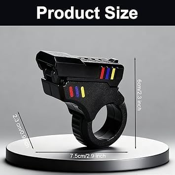 Fidget Slider 3D Printed Fidget Toy | Textured Finger Spinner | Stress Relief Novelty Toy for Kids & Adults 3+