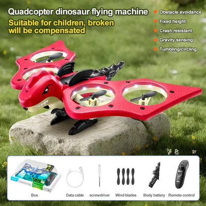 4DRC 4D-V48 Quadcopter Dinosaur Obstacle Avoidance Drone