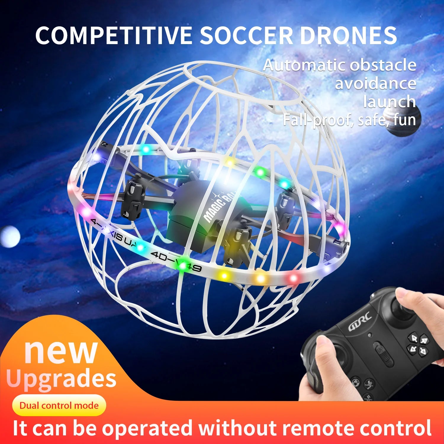 4DRC 4D-V49 Magic Ball Gesture-Controlled Drone