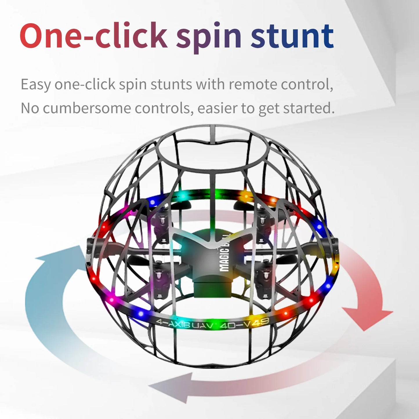 4DRC 4D-V49 Magic Ball Gesture-Controlled Drone