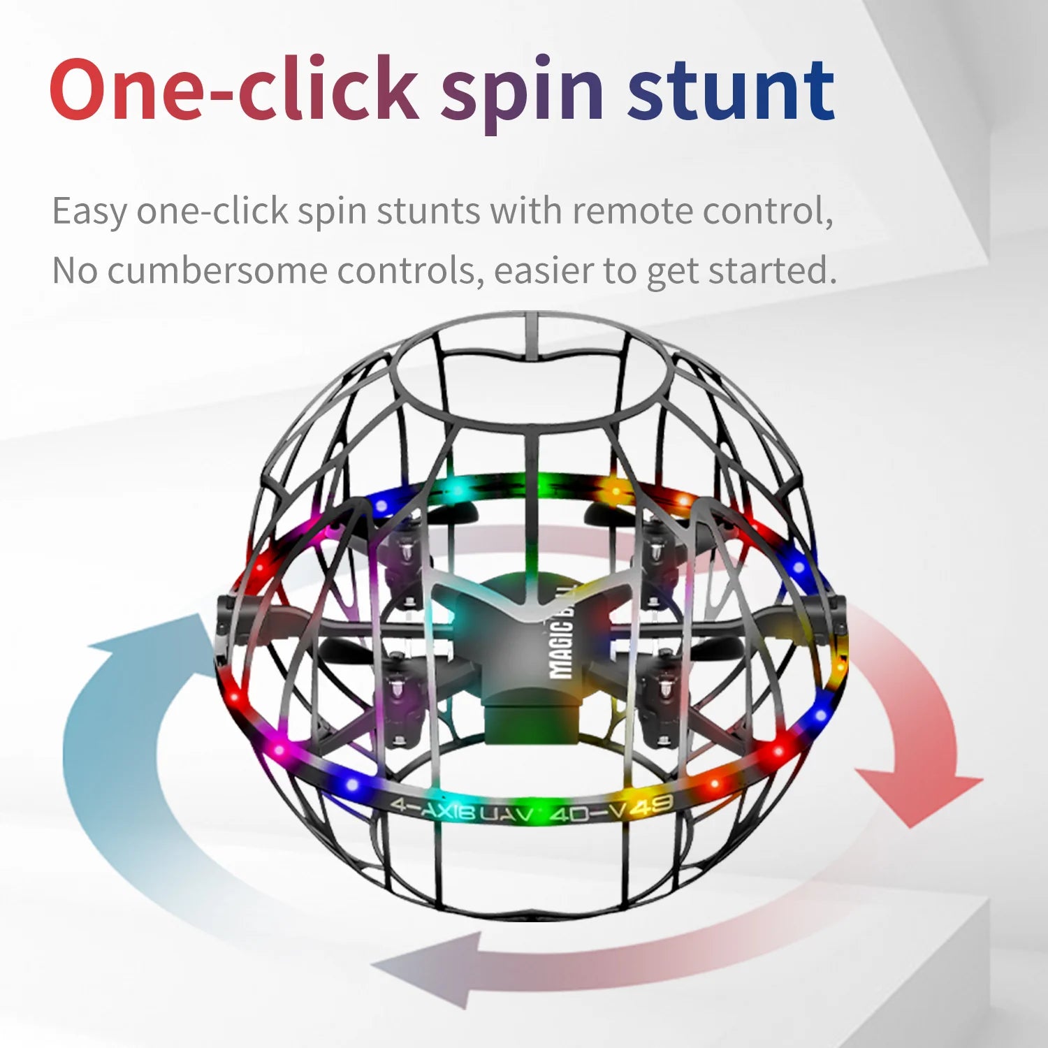 4DRC 4D-V49 Magic Ball Gesture-Controlled Drone