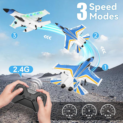 4DRC G1 RC fighter jet airplane with 6-axis gyro stabilizer