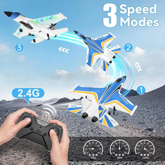 4DRC G1 RC fighter jet airplane with 6-axis gyro stabilizer
