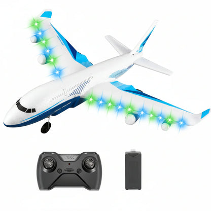 4DRC G2 Foam RC Fighter Jet Airplane 2.4GHz 3-Channel | 3-Axis Gyro | LED Lights | 1 Battery